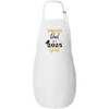 inktastic Proud Dad Of a 2025 Grad Adult Apron White