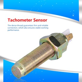 BuyWeek Speedometer Sensor, M18 Tachometer Speed Sensor Stainless Steel Car Speedometer Speed RPM Sensing Tool