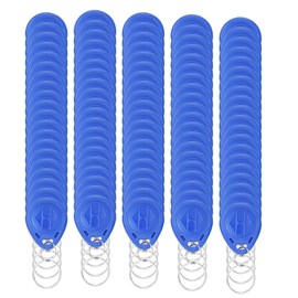 Llaves RFID, 100 Unids 125Khz Tarjeta de ID RFID de Proximidad Etiquetas Simbólicas Llaveros, Impermeable Tarjeta de ID Inteligente RFID para el de Control de Acceso a la Entrada