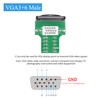 QIANRENON VGA DB15 Panel Mount Adapter VGA DB15 Female to