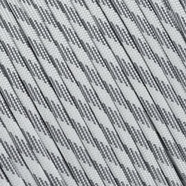Parachute 550 Paracord Type III 7 Strand - (Greyscale, 50 Feet)