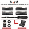 LLNEDL 3/8" Drive Impact Socket Set 95Pcs, Spark Plug Socket