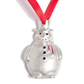 Pirantin Tin Snowman Handpainted Christmas Decoration