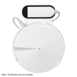 HUIOP for Deco M5, Wall Mount for Deco M5 Whole Home Mesh System Sturdy Bracket Holder Space Saving Router Holder Plug in Without Messy Wires or Screws