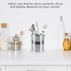 sugarchef Crushed Diamond Small Kitchen Utensil Holder for Countertop Glass