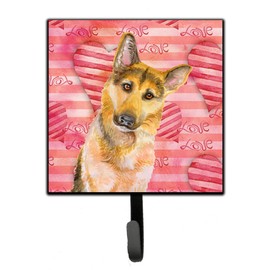 Caroline's Treasures German Shepherd #2 Love 2 Wall Hook, Small, Multicolor