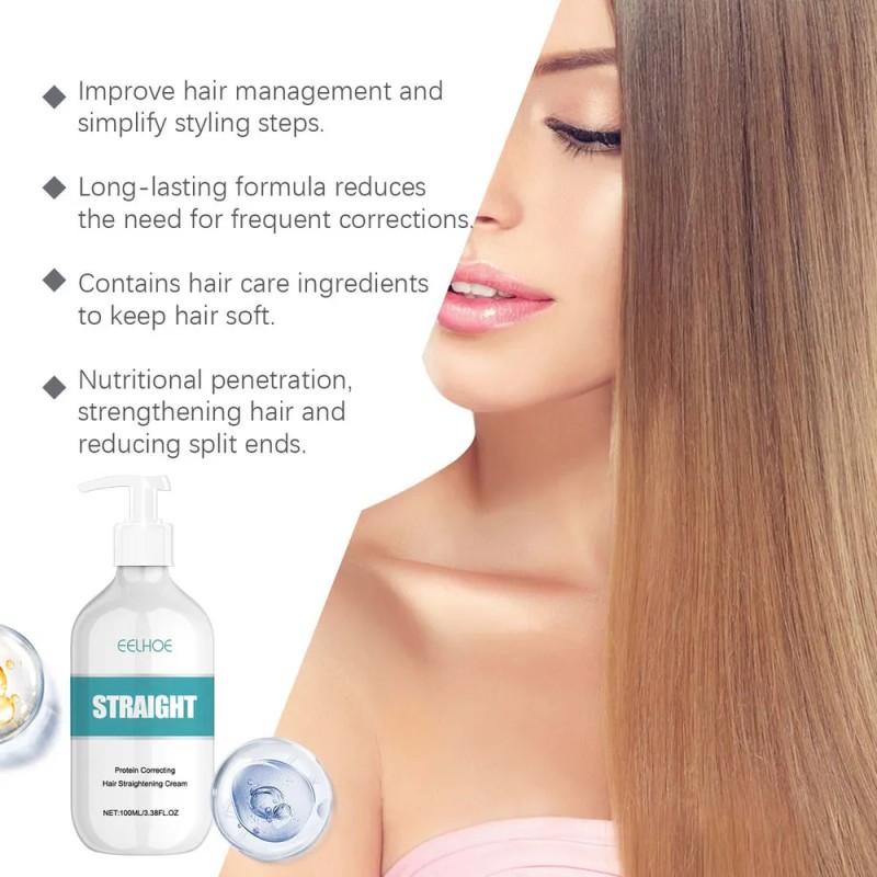 Crema Alisadora Hair Gloss Hair Protein, 100 Ml,