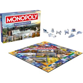 Monopoly Rochester NY Edition Board Game 2-6 Players Family Board Games New