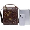 Ro Rox Phineas Steampunk Shoulder Bag Gears Pendant Faux Leather,