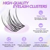 Natural Lash Clusters Wispy Cluster Eyelash Extensions 114Pcs Cluster Lash
