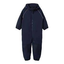 NAME IT Unisex Nmnalfa Softshell Suit Solid Fo Noos Rain Suit, Dark Sapphire