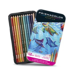 Prismacolor Premier Colored Pencils, Soft Core, Under the Sea Set, 12 Count