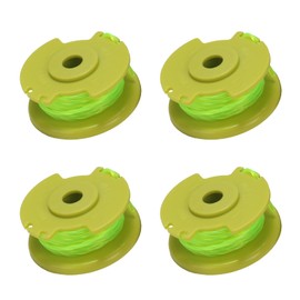 COEWUR 4Pcs AC80RL3 Strimmer Spool Strimmer Line Replacement Strimmer Wire Cord Rope for Ryobi One Plus+ String Trimmer 18V 24V 40V RY40204 RY40220 ZRP2080