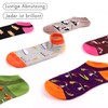 WeciBor 6 Pairs of Women's Funny Colourful Trainer Socks Funny