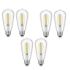 Homefy ST19 Vintage LED Light Bulb 6 Pack