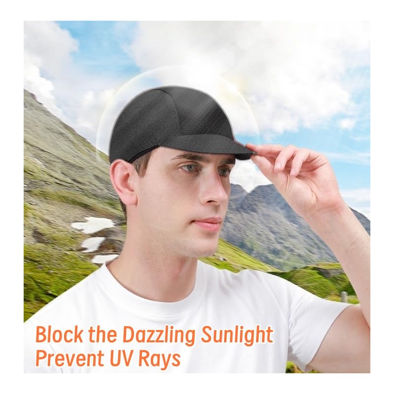 ZodiacZen Cycling Cap Spring Summer UV Protection Bicycle Underhelmet Cap