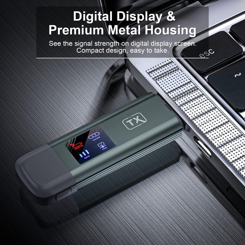 TTQ Wireless HDMI Transmitter and Receiver, Wireless HDMI Extender 4K