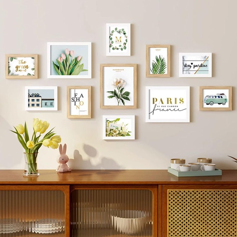 Geytetqi 18 Pack 5 x 7 Inch Wooden Picture Frames,