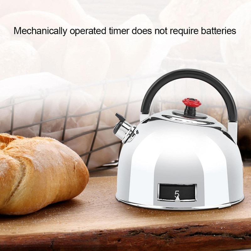 Beautiful Mechanical Wind Up Timer, Rustproof, Durable Countdown Reminder, High