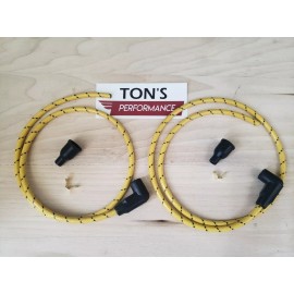 Ton's Performance kohler and onan KOHLER -ONAN spark plug wire set / generator engine / Made in USA Yellow Black