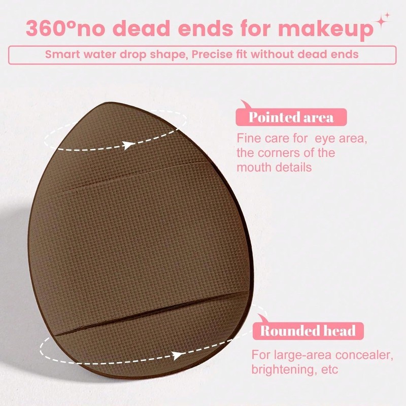 HGHDBT 44Pcs Brown Makeup Brushes Set Professional Makeup Kit Multi-functional