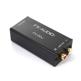 FX-AUDIO - FX-00J USB Bus Powered DAC ES9023P by ESS Compatible with RCA Output via USB Connection, Hi-Res Compatible, Hi-Res