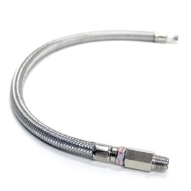 Viair 21 inch Stainless Steel Braided Leader Hose w/ Check Valve