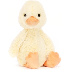 Jellycat Bashful Duckling Stuffed Animal, Medium 12” - Duck & Duckling Plush Toy - Classic Children's Gift