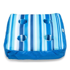 Big Joe Mesh Captain's Caddie, Blurred Stripe Blue