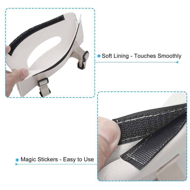 PATIKIL Car Tissue Holder, PU Leather Rectangle Napkin Paper Towel