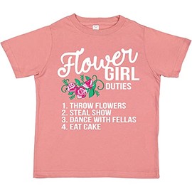 inktastic Flower Girl Wedding Duties Toddler T-Shirt 3T Mauve 28b53