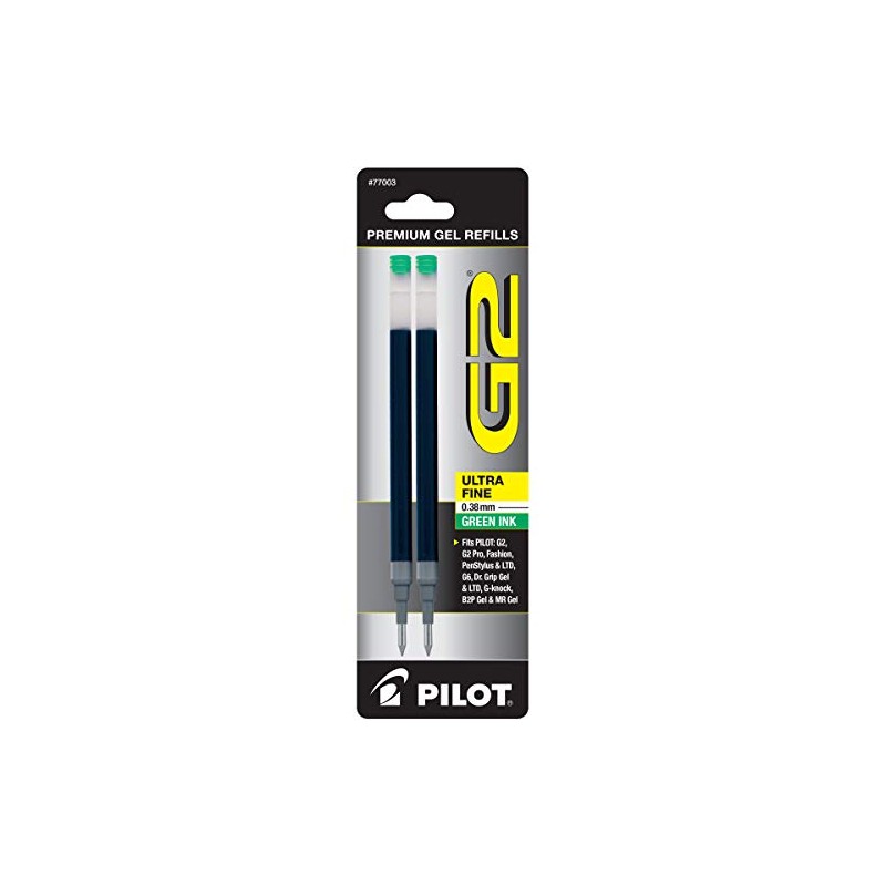Pilot, G2 Gel Ink Refills, Ultra Fine Point 0.38 mm,