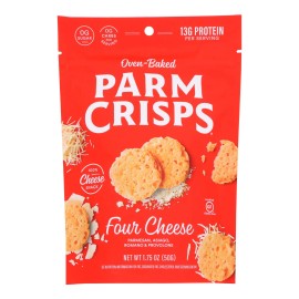 UD_Parm Crisps Case of 12 1.75 oz Four Cheese Dairy Snacks Parm Crisp Four Cheese