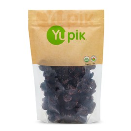 Yupik Organic California Mission Figs, 2.2 lb (35.2 oz), Gluten-Free, Kosher, Vegan, Whole Dried Fruits, Naturally Sweet Dark Figs, No Sulphites, No Added Sugar, Source of Fiber, Healthy Snacks