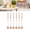 6pcs Candle Extinguisher Rose Gold Rotatable Bell Shaped Candle Extinguisher