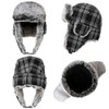 Comhats Trapper Hat Hats for Men Faux Fur Aviator Hat