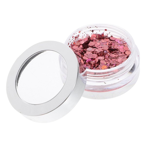 OHPHCALL DIY Nail Glitter Sequins Bottles of Shiny Makeup Decors