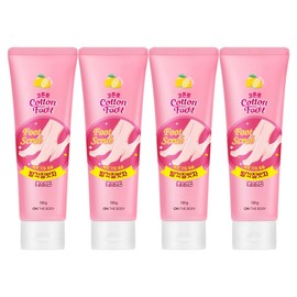 On the Body Cotton Foot Exfoliate Foot Scrub, 1 pack, 4 pieces, 150g / 온더바디 코튼풋 발 각질벗자 풋스크럽, 1개입, 4개, 150g