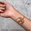 4 x 'Boy Riding an Elephant' Temporary Tattoos - Water