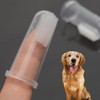 TSMJUWND Dog Cat Toothbrushes Finger Toothbrushes for Pets Dental Care