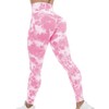 HIGORUN Tie Dye Workout Seamless Leggings for Women High Waist