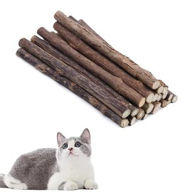 Cat Teeth Grinding Stick, Cat Chew Toy, Agatabi Tree, Kitten Teeth, Chewing Stick, Brushing Teeth, Natural Safe, Eliminates Obesity, Pet Toy, For Cat Playing, Excited Cats (30 Pieces)