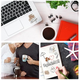 Pack of 100 Inspirational Quotes Stickers, Boho Motivational Aesthetic Stickers for Women, Waterproof Vinyl Stickers for Laptop, Water Bottles, Scrapbooking, Folders