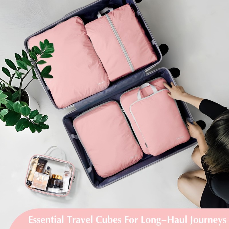 Gonex Compression Packing Cubes Set of 4, Gonex Clothes Bags,