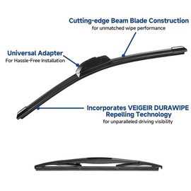 3 Pack Windshield Wiper Blades Compatible With Honda CRV CR-V 2017 2018 2019 2020 2021 2022 Original Factory Quality Front Rear Wipers Blade Set for My Car - 26" 17" 12"