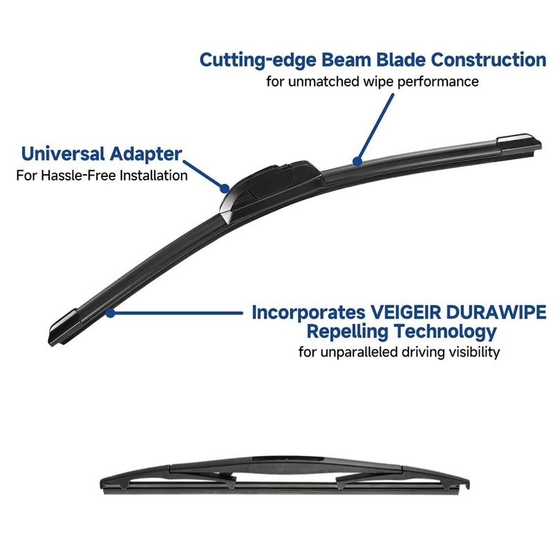 3 Pack Windshield Wiper Blades Compatible With Honda CRV CR-V