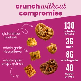 Marimix Sweet Snack Mix | 3 Pack | Crunch Baked Sweet & Salty Savory | Plant Based Naturally Gluten Free Whole Grain Fiber | Charcuterie Pretzel Trail Party Mix | No Artificial Ingredients