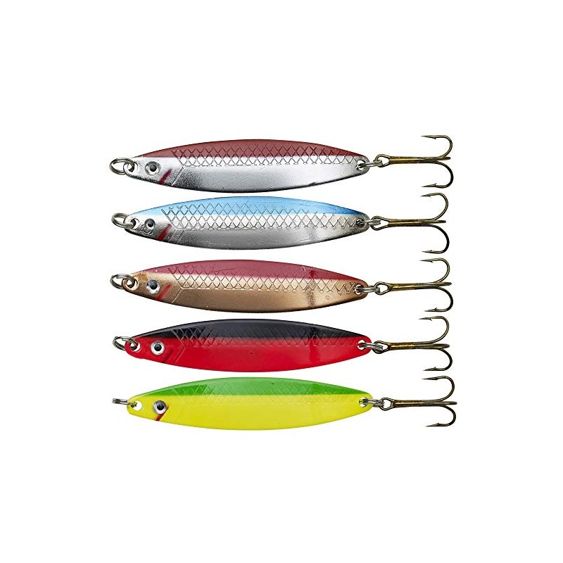 Ron Thompson Seatrout Spoon Box - 5 Sea Trout Blinkers,