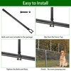 Hicarer 9 Pcs 1-3/8" Chain Link Fence Post Extender 25