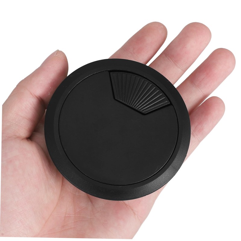 ABOOFAN 9pcs Desk Cable Grommets Durable Plastic Cord Hole Covers